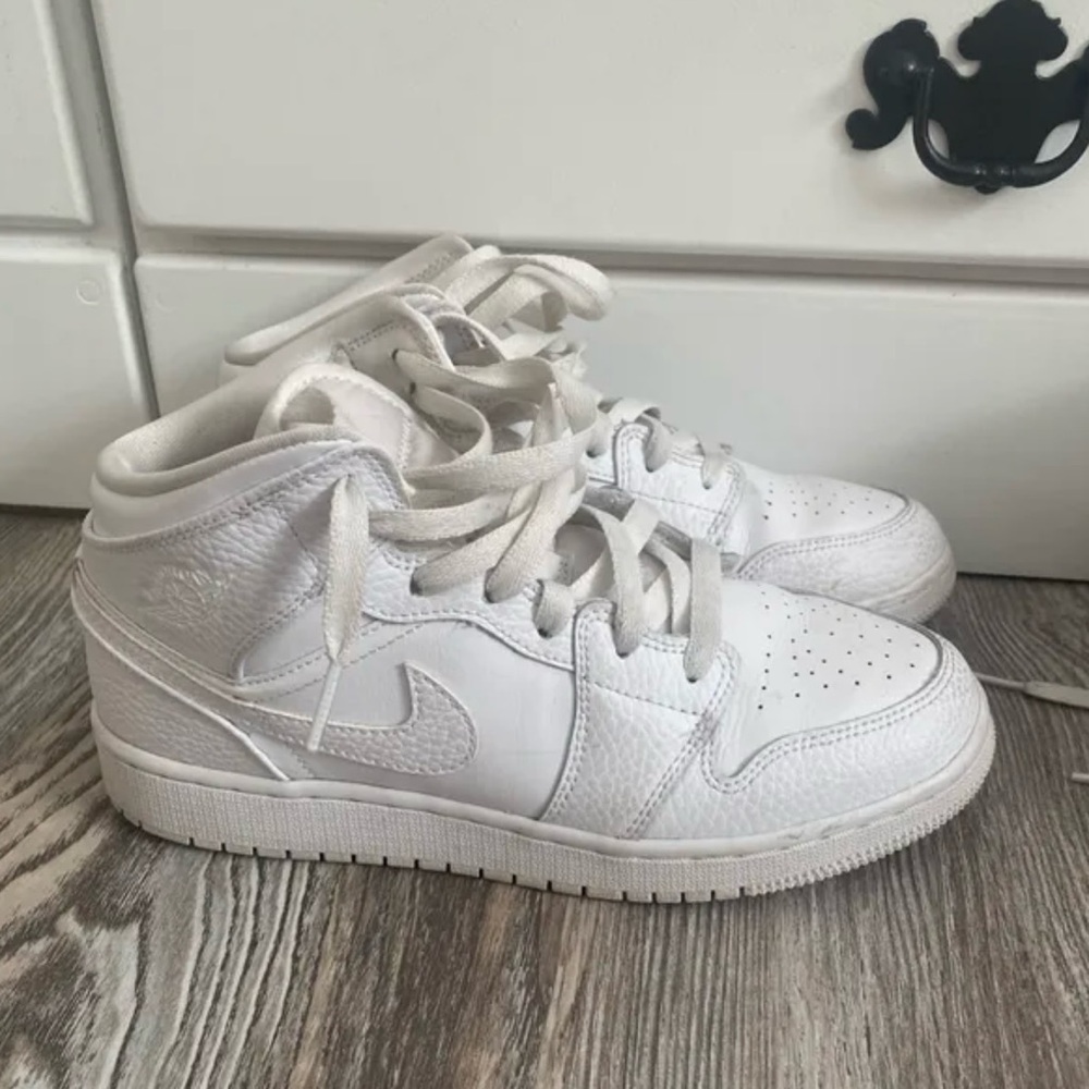 Jordan White High-Top Sneakers